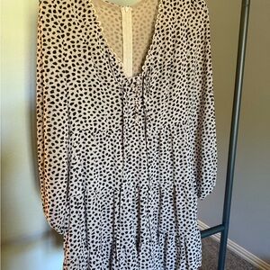 Goodnight Macaroon Beige and Brown Patterned Blouse